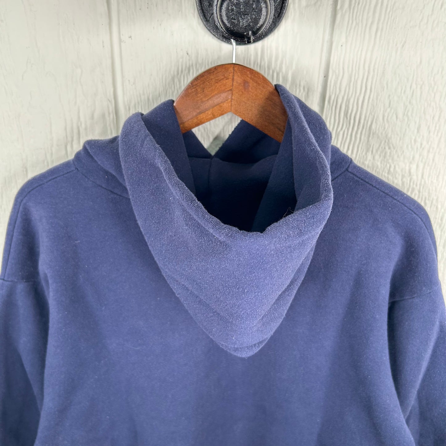 Vintage 80's Old English Font West Virginia University Hoodie (XL)