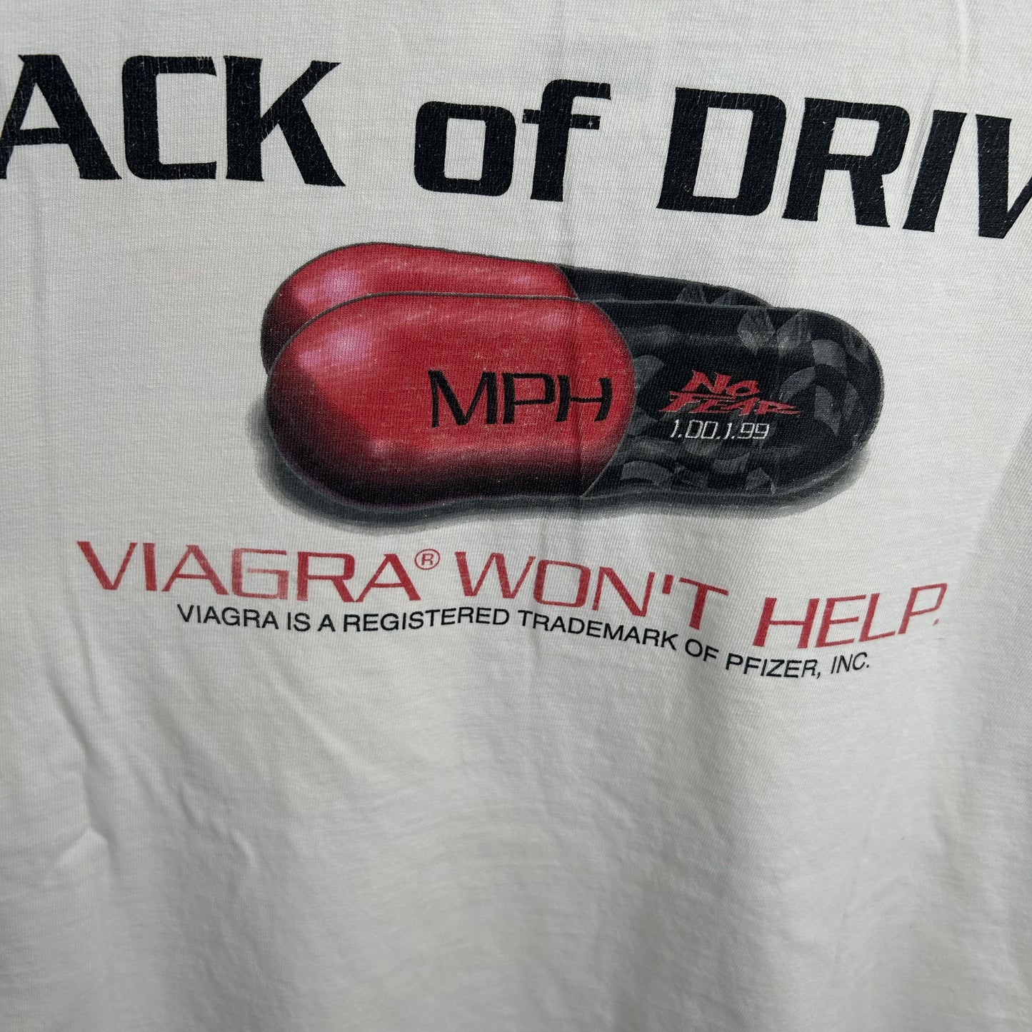 Vintage No Fear Viagra Graphic Tee (XL)