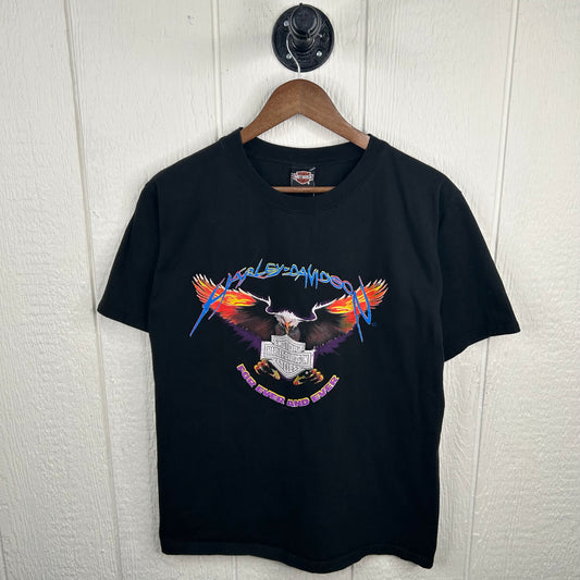 Y2K Harley Davidson U.S. Virgin Islands Graphic Tee (M)