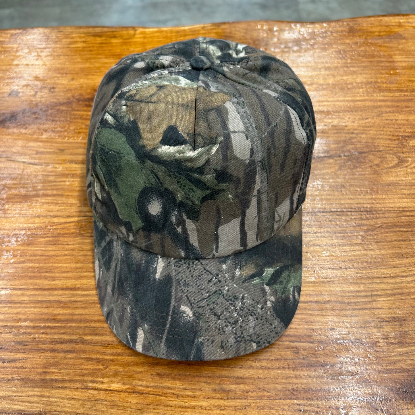 Vintage 90's Mossy Oak Snap Back Camo Hat (One Size)