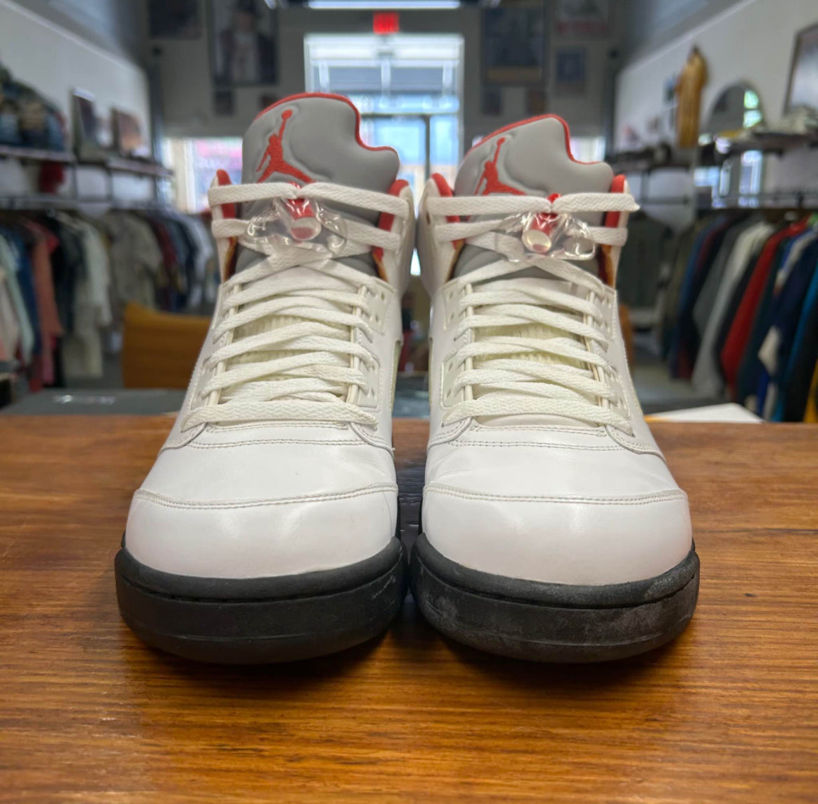 Size 10.5 - Jordan 5 Fire Red