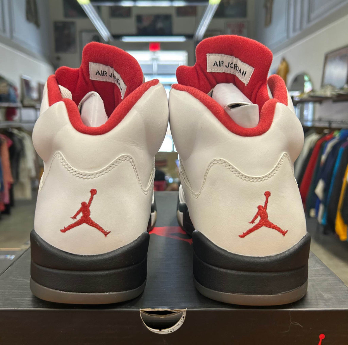 Size 10.5 - Jordan 5 Fire Red