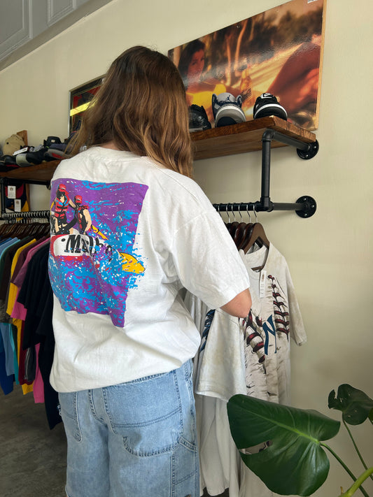 Vintage 90's Marlboro White Water Rafting Graphic Tee (XL)