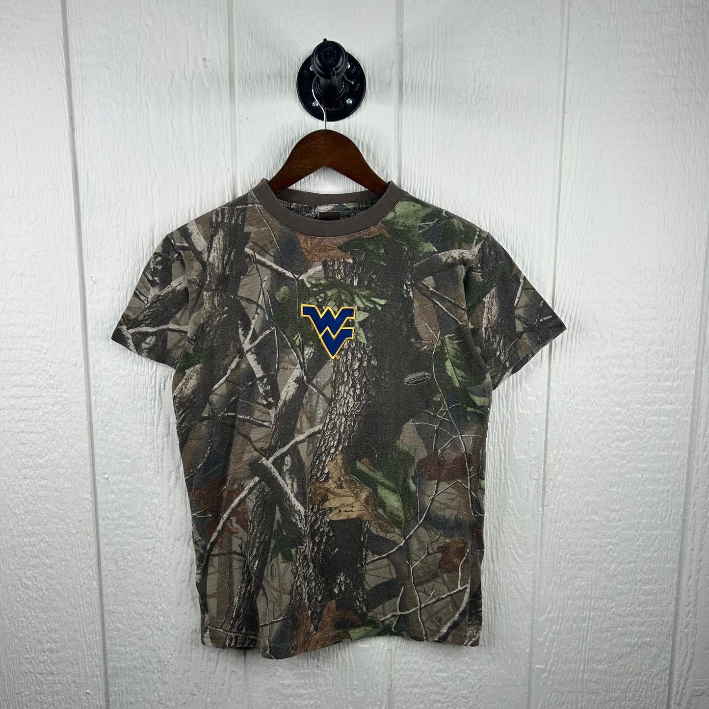 Y2K WVU x Realtree Camo Baby Tee (S)