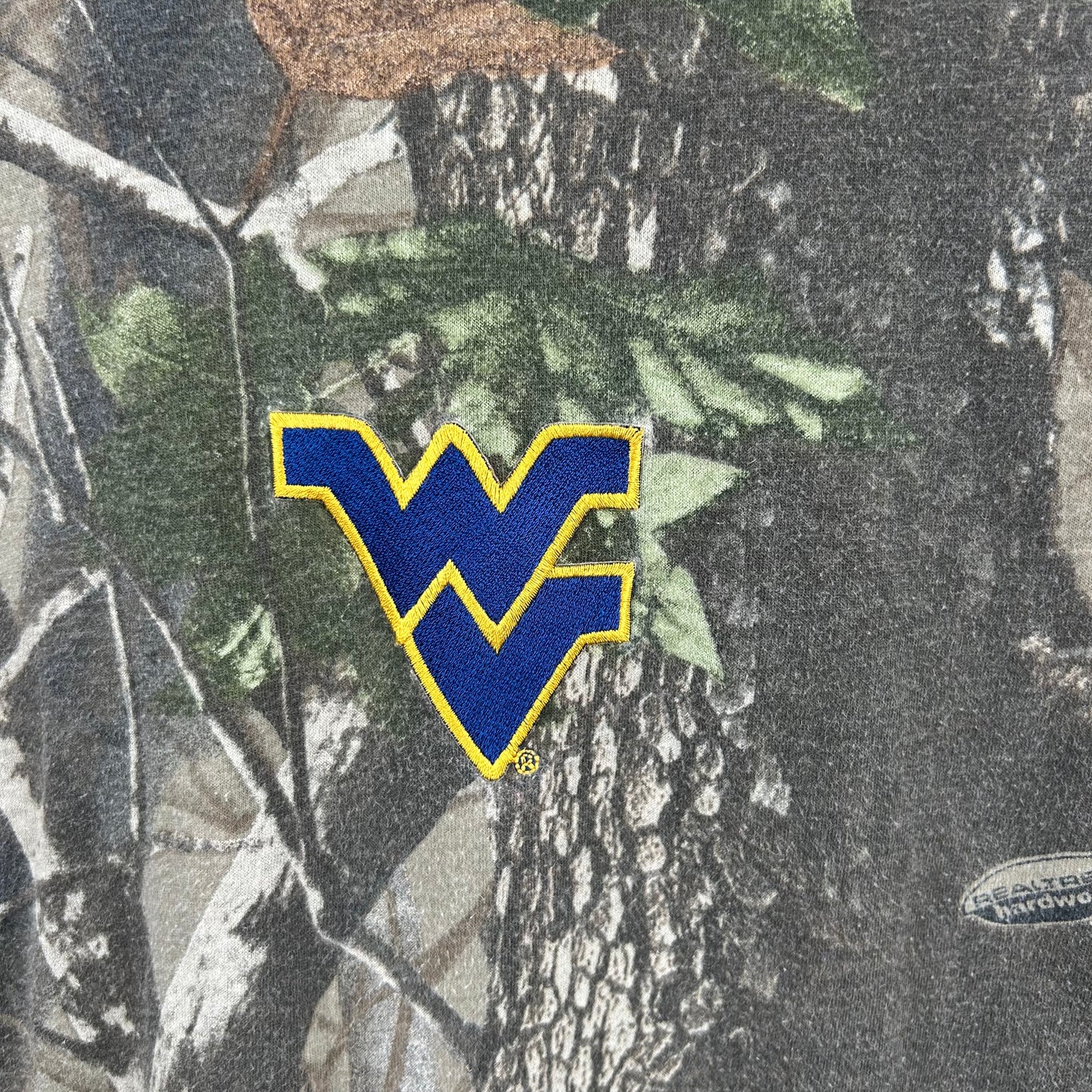 Y2K WVU x Realtree Camo Baby Tee (S)