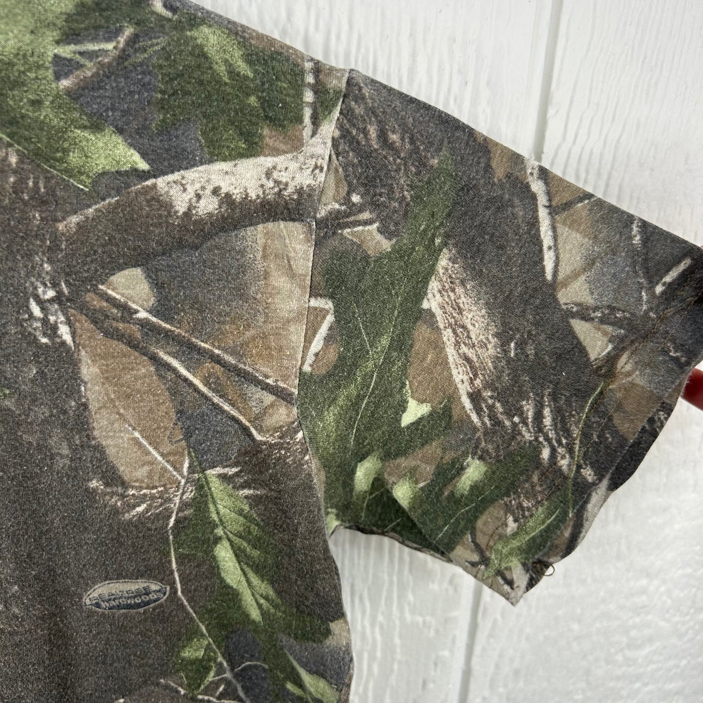 Y2K WVU x Realtree Camo Baby Tee (S)