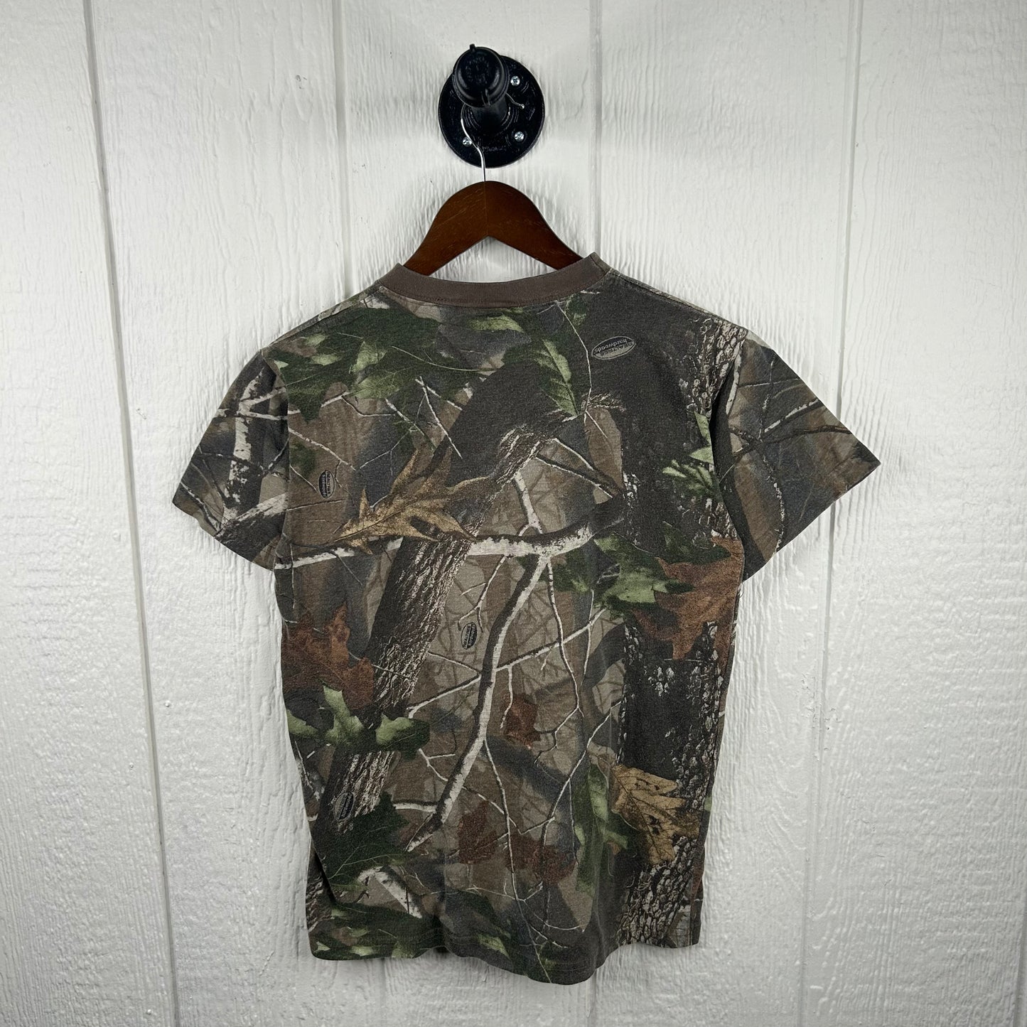 Y2K WVU x Realtree Camo Baby Tee (S)