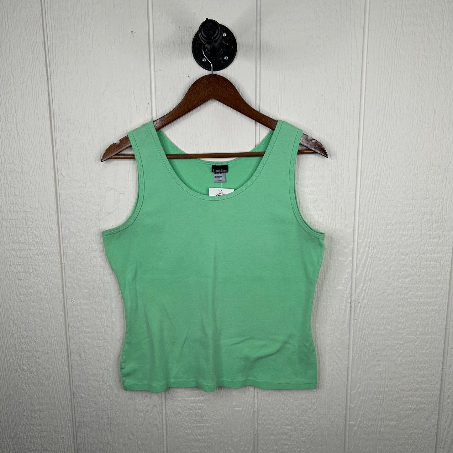 Vintage Y2K Mint Green Cotton Tank Top (L)