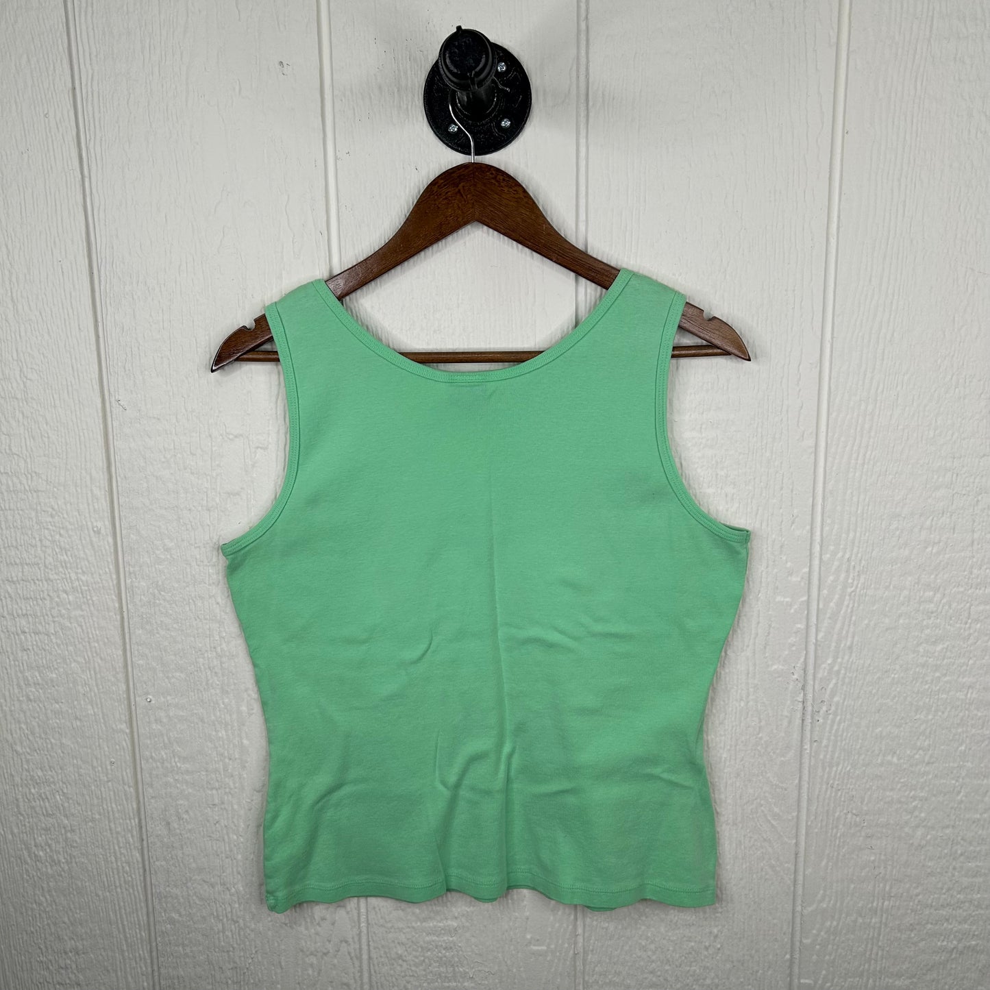 Vintage Y2K Mint Green Cotton Tank Top (L)