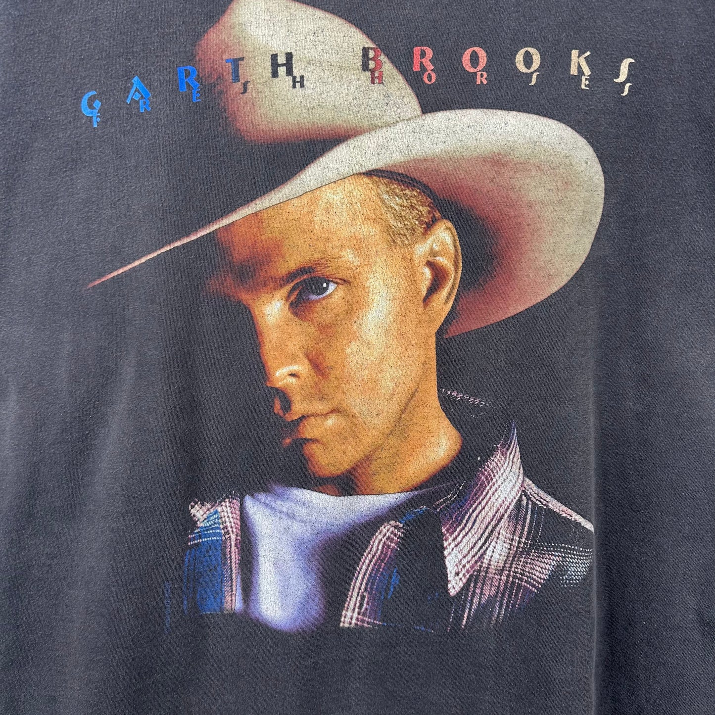 Vintage Garth Brooks Fresh Horses Concert Tour Tee (XL)