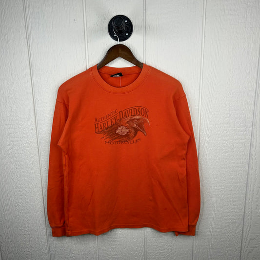 Y2K Triple S Harley Davidson Morgantown WV Thermal Long Sleeve Tee (M)