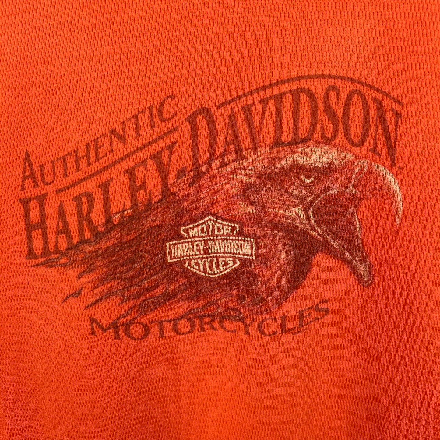 Y2K Triple S Harley Davidson Morgantown WV Thermal Long Sleeve Tee (M)