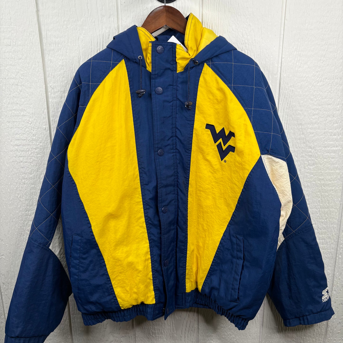 Vintage 90's Starter WVU Puffer Jacket (L)