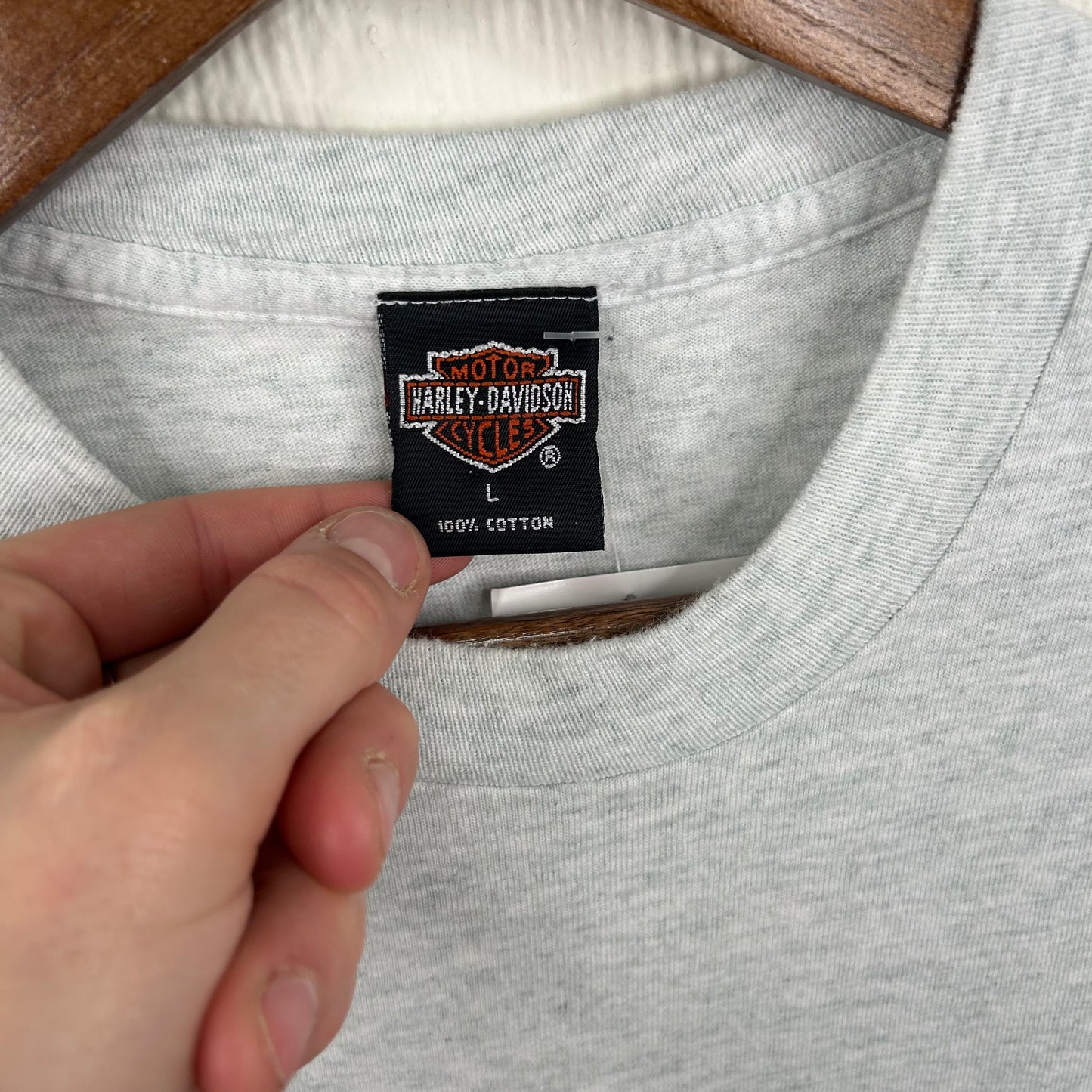 Vintage 1995 Milwaukee Harley Davidson Motorcycles Tee (L)