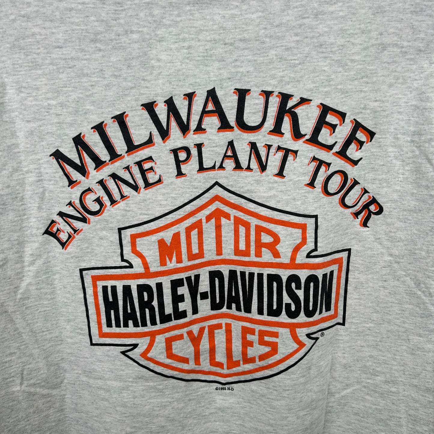 Vintage 1995 Milwaukee Harley Davidson Motorcycles Tee (L)