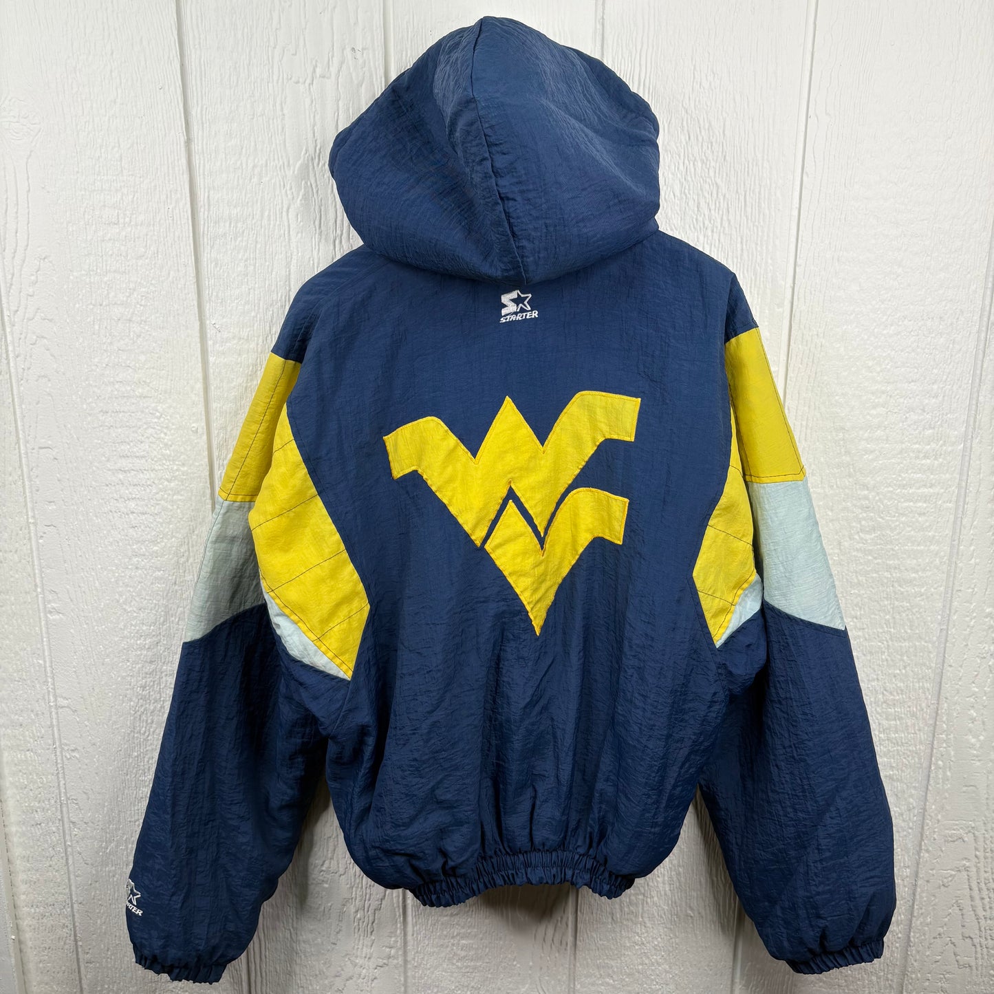 Vintage 90's "Steve" Starter WVU Puffer Jacket (M)