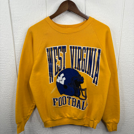 Vintage 90's West Virginia Football Helmet Crewneck (L)