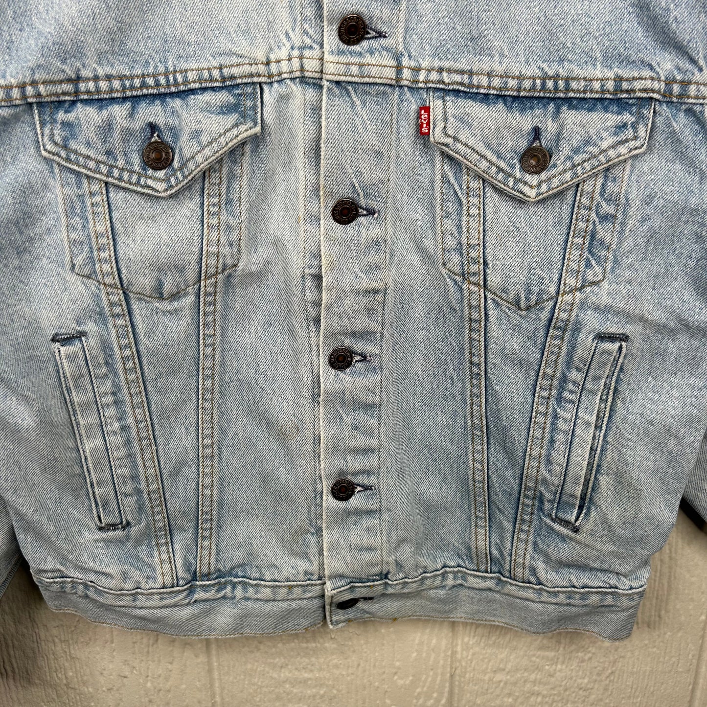 Vintage 90's Levi's Light Wash Denim Jacket (S)