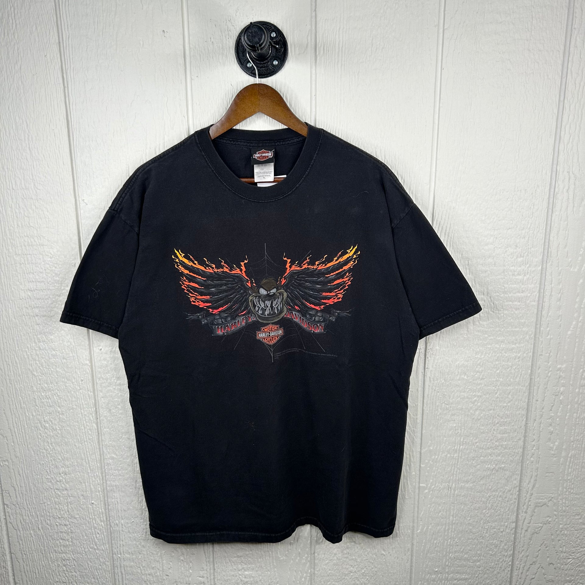 Y2K Harley Davidson x Looney Tunes Double-Sided Graphic Tee (XL