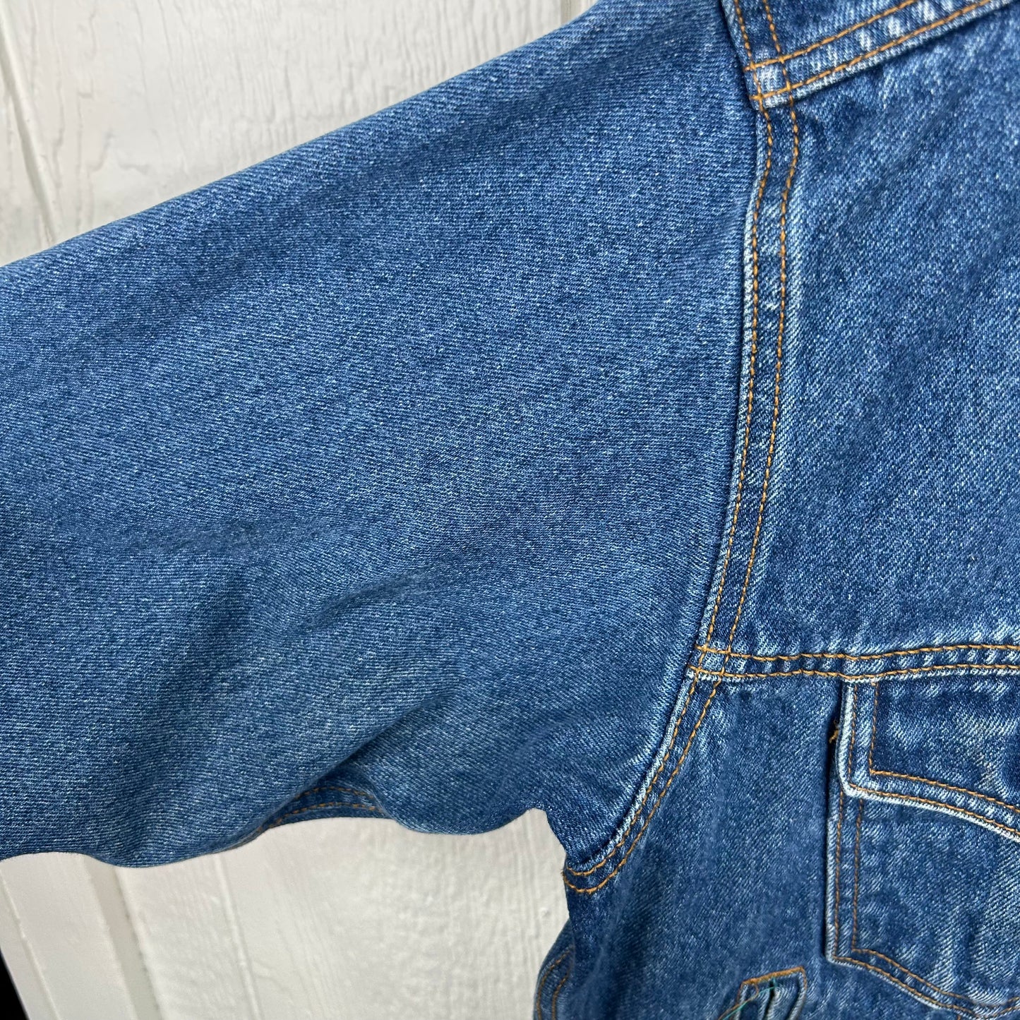 Vintage 90's Marlboro Dark Wash Denim Jacket (S)