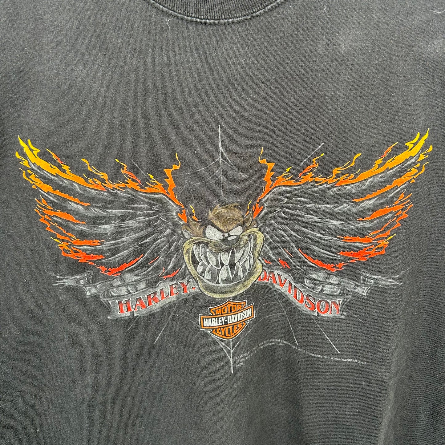 Y2K Harley Davidson x Looney Tunes Double-Sided Graphic Tee (XL)