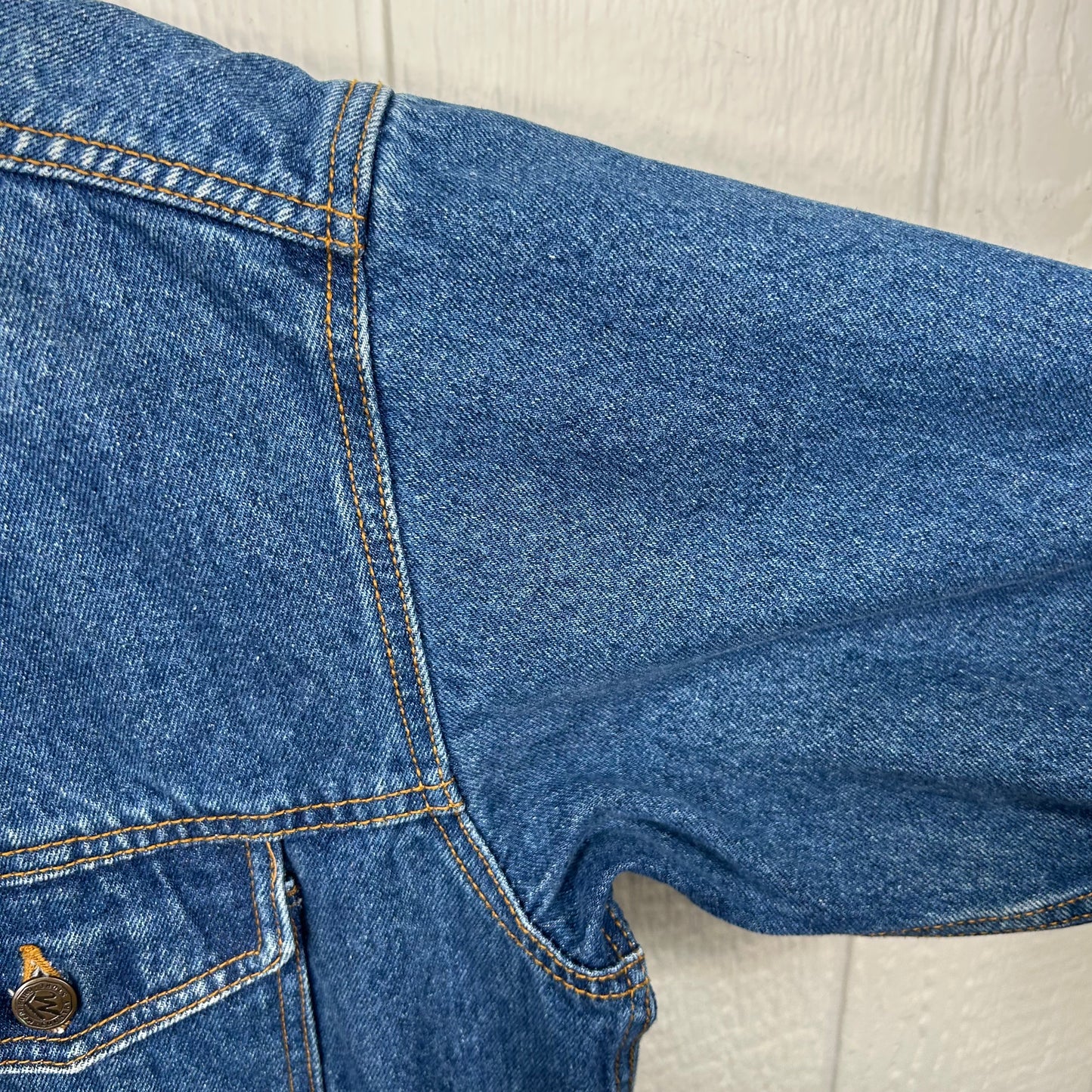 Vintage 90's Marlboro Dark Wash Denim Jacket (S)