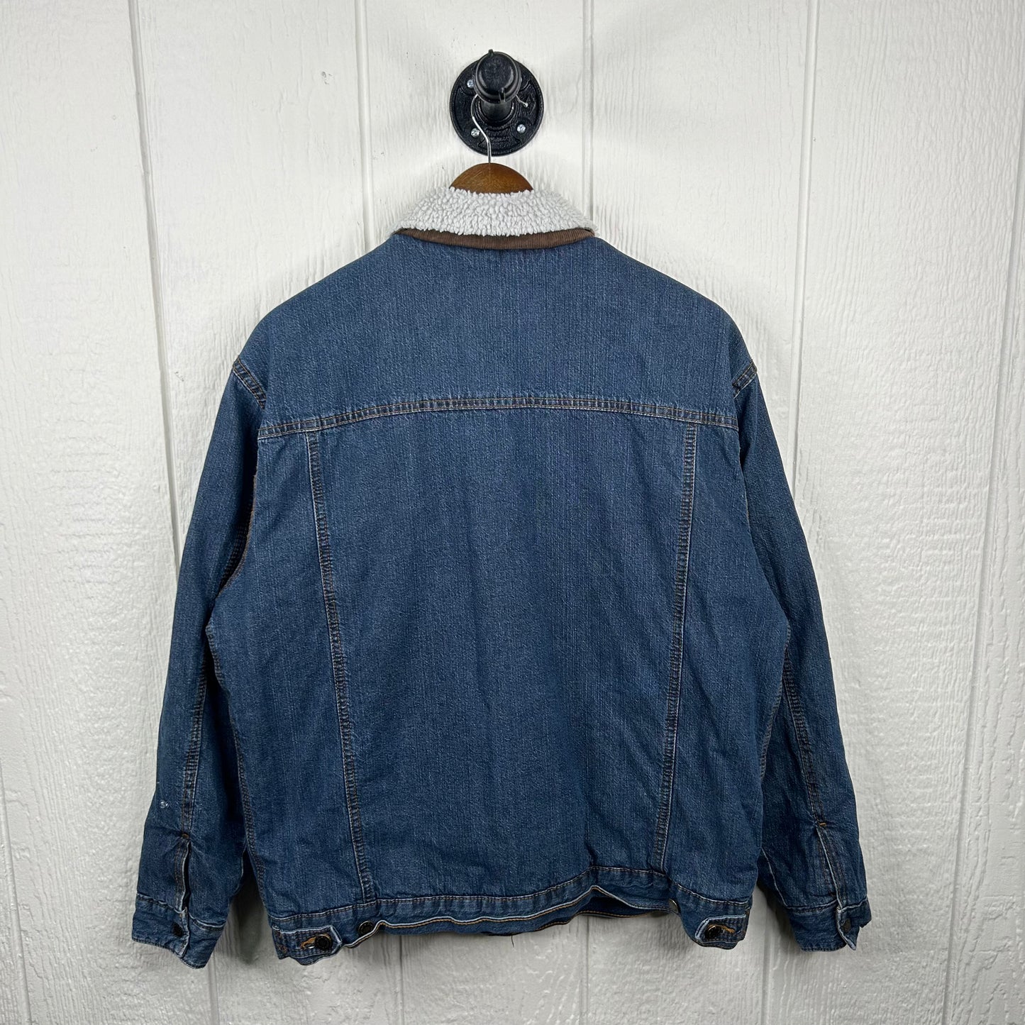 Vintage 90's Wrangler Sherpa Lined Denim Jacket (M)
