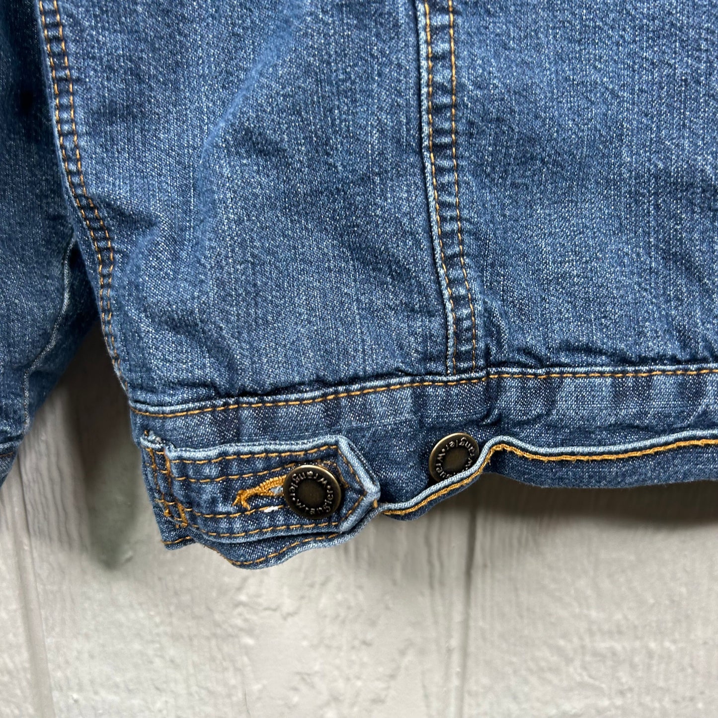 Vintage 90's Wrangler Sherpa Lined Denim Jacket (M)