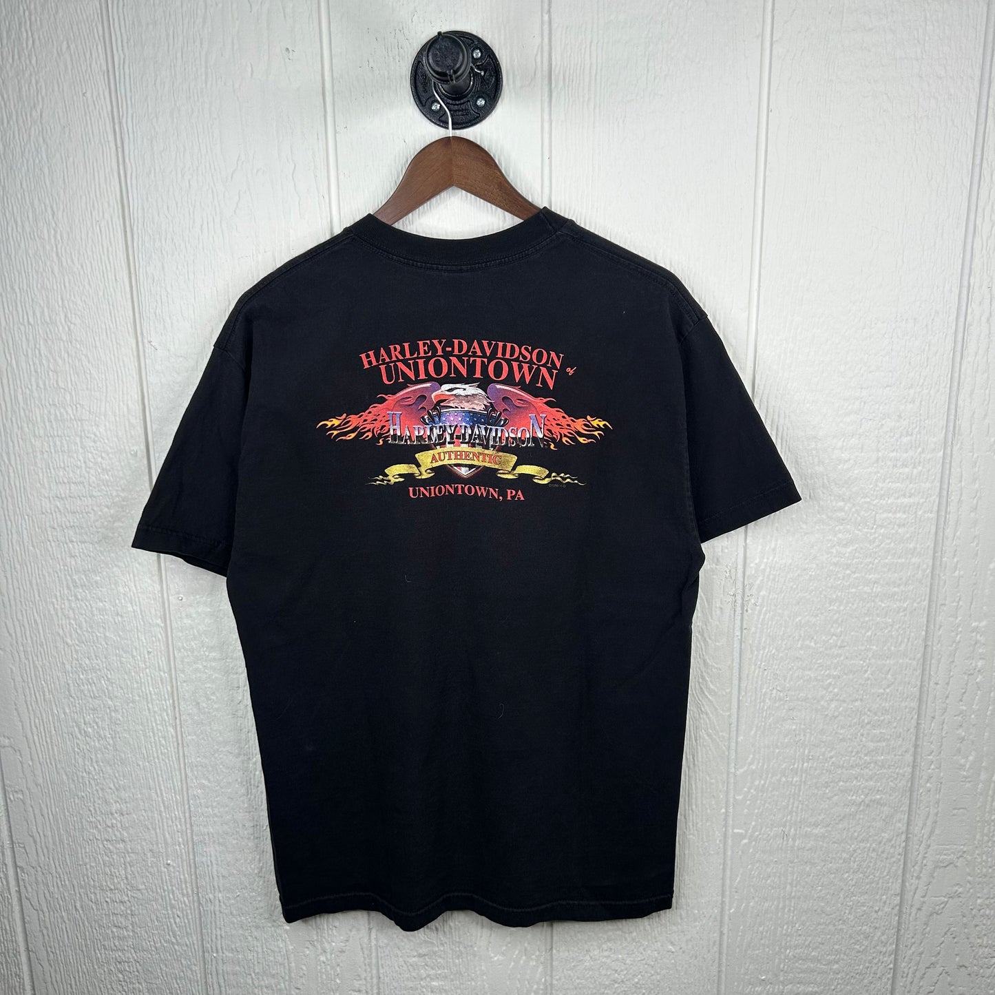 Y2K Harley Davidson Guardians of the Legend Double-Sided Graphic Tee (L)