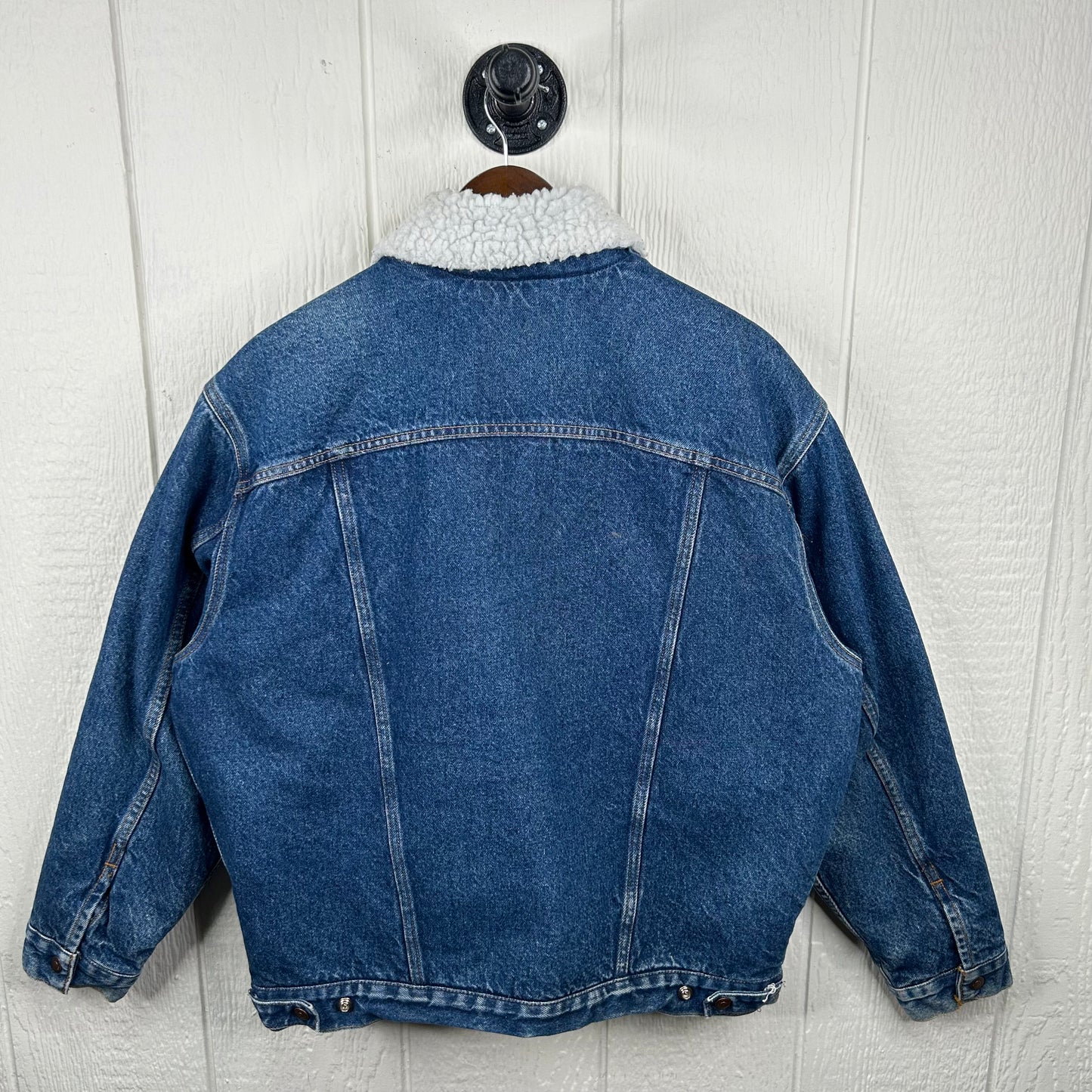 Vintage 90's Levi's Sherpa Lined Button Up Denim Jacket (M)