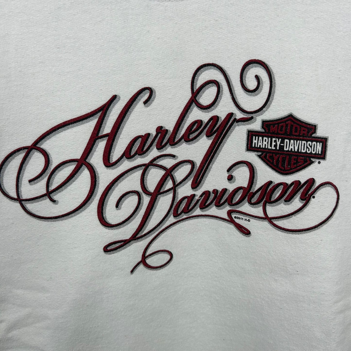 Modern Triple Harley Davidson Motorcycles Crewneck (M)