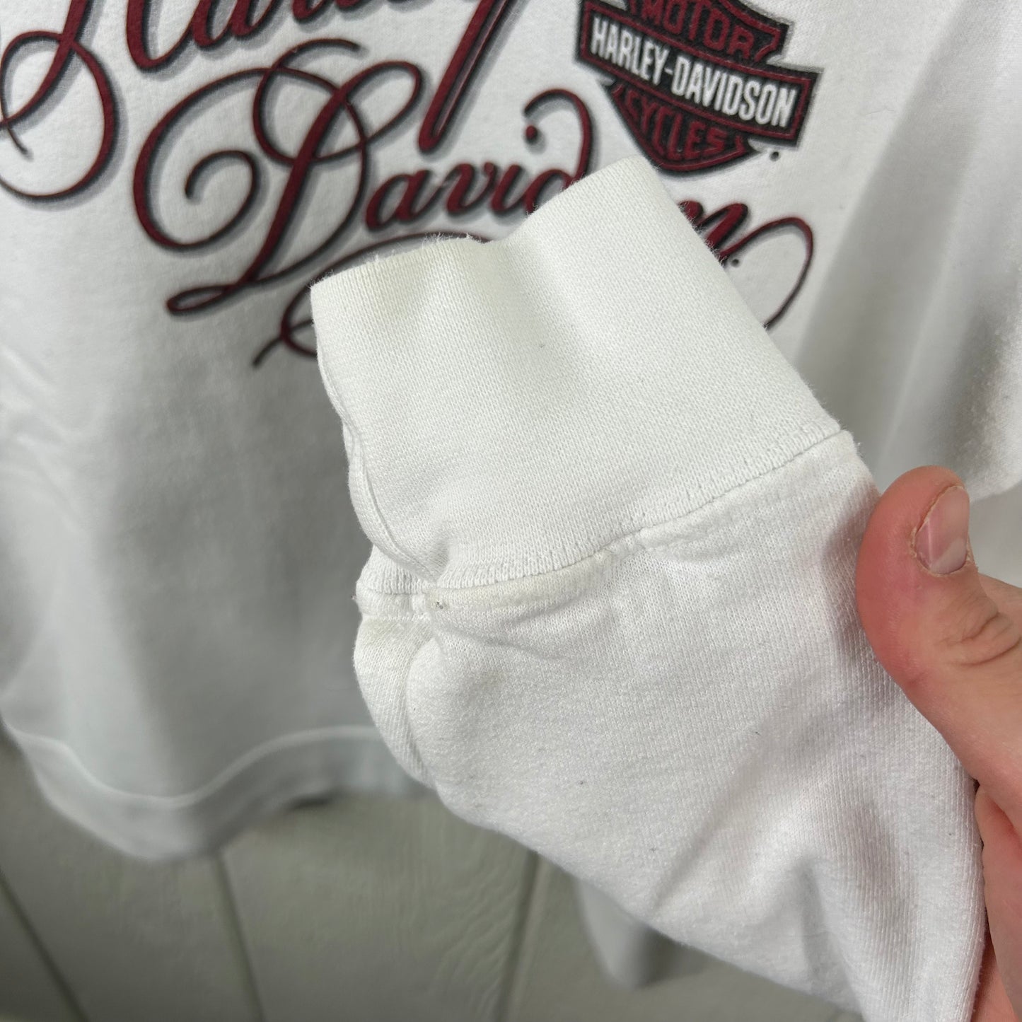 Modern Triple Harley Davidson Motorcycles Crewneck (M)