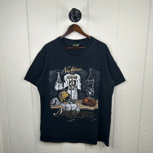 Vintage 1993 New Orleans Saints Football Graphic Tee (XL)