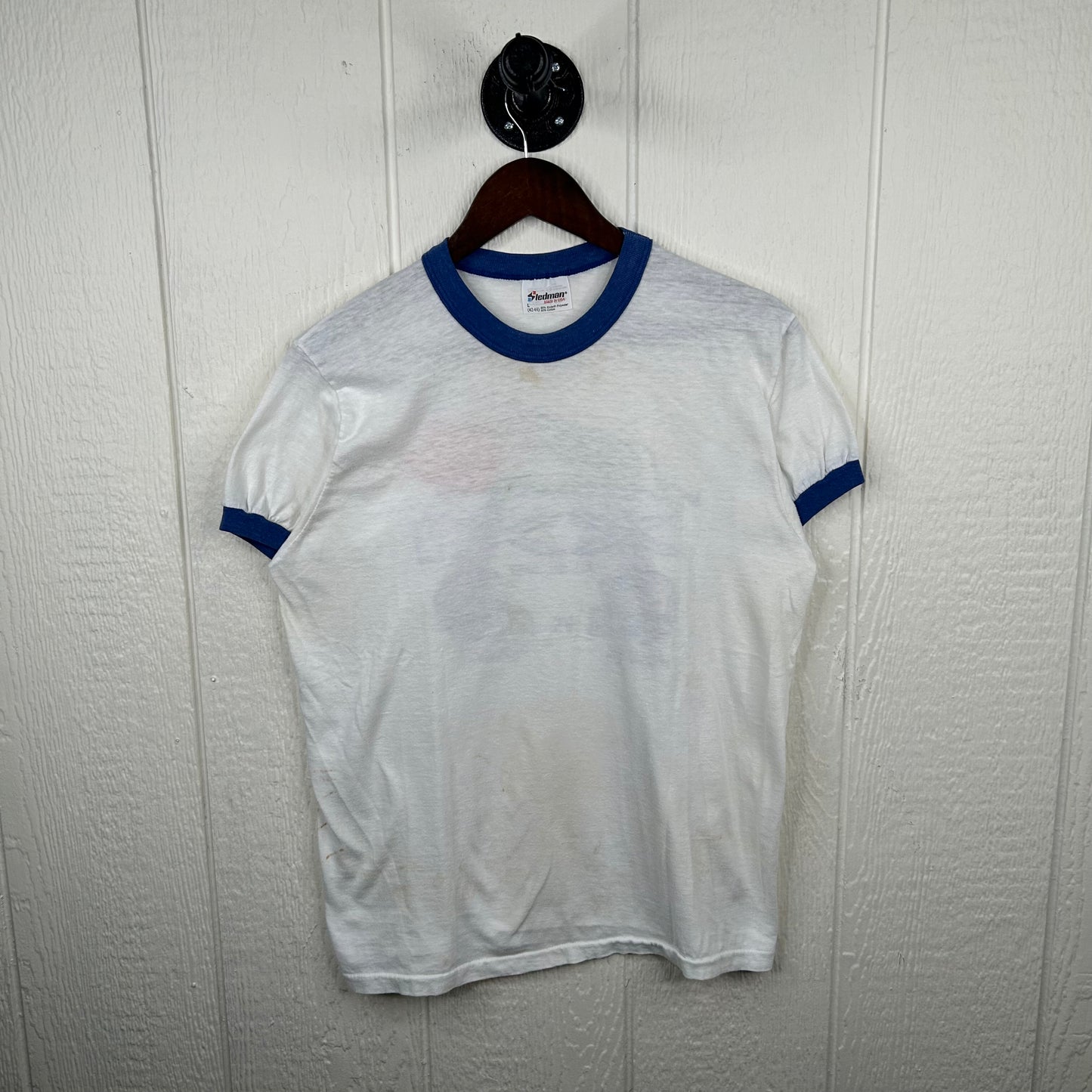 Vintage 1987 Super Bowl XXI Broncos vs. Giants Back Hit Tee (L)