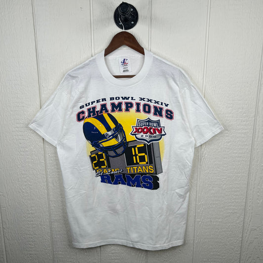 Y2K St. Louis Rams Super Bowl Champions Graphic Tee (L)