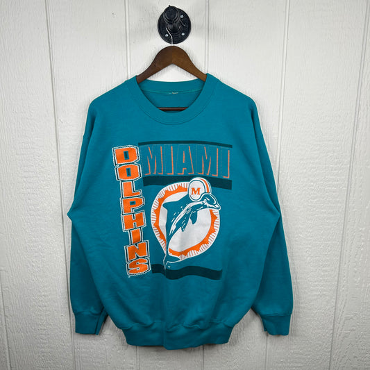 Vintage 90's Miami Dolphins Graphic Crewneck (L)