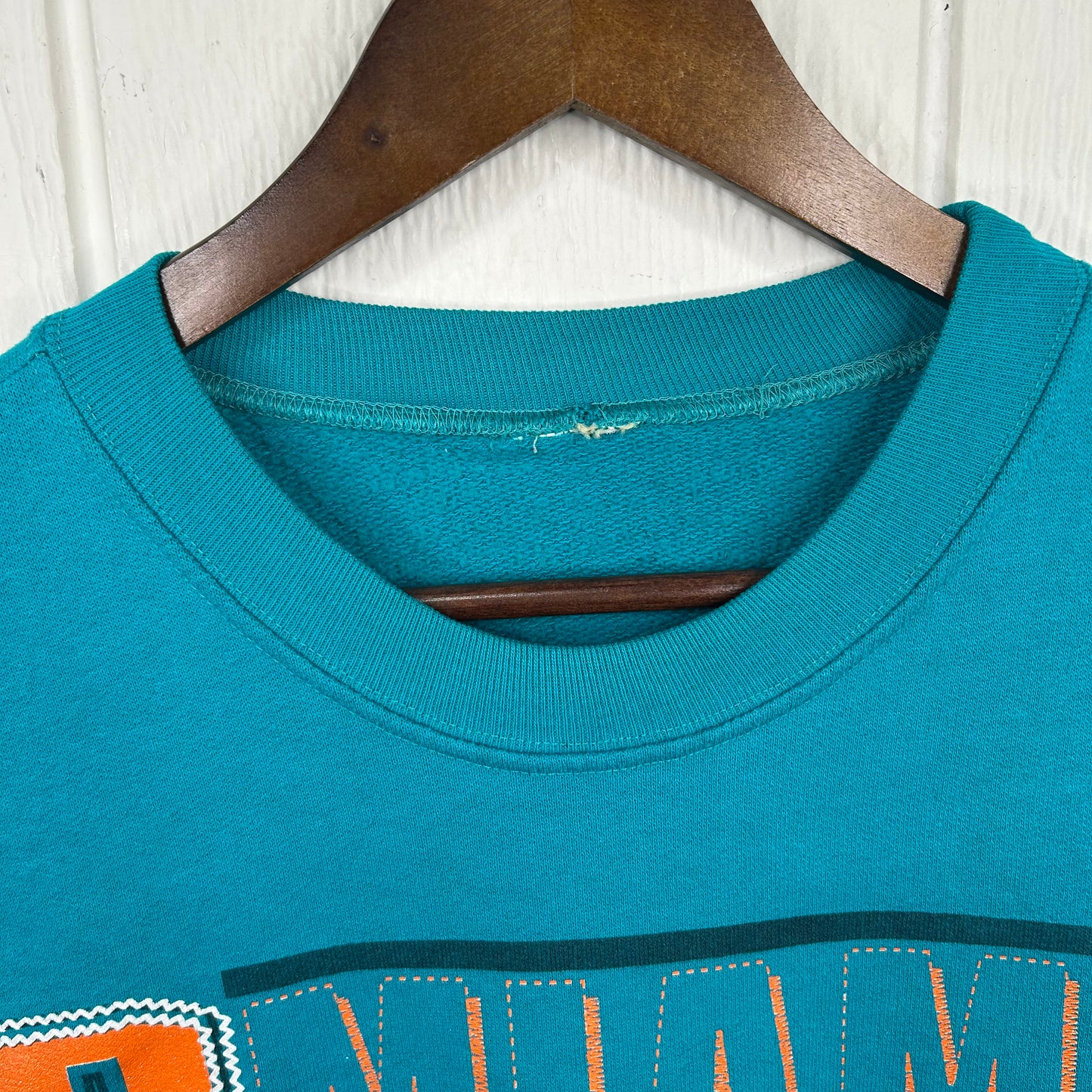 Vintage 90's Miami Dolphins Graphic Crewneck (L)