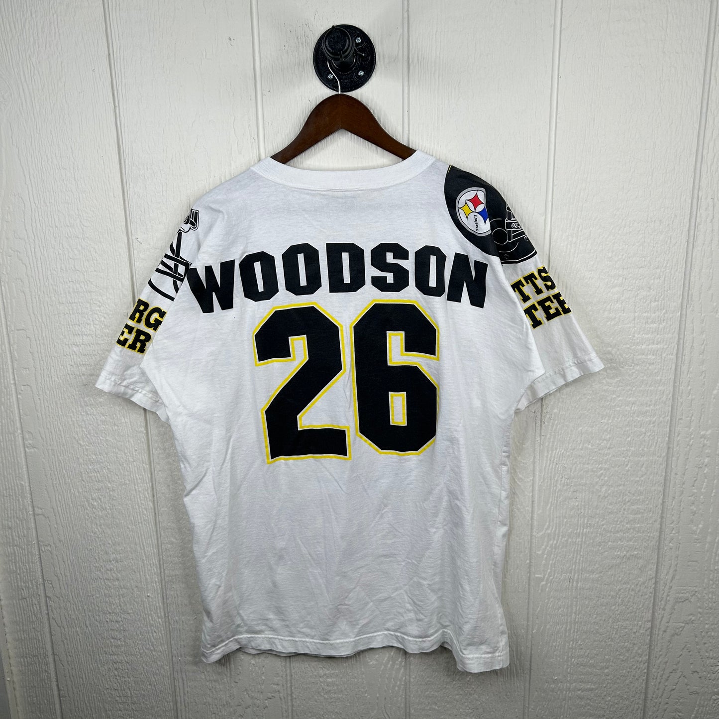 Vintage 1995 Pittsburgh Steelers Spell Out Graphic Tee (XL)