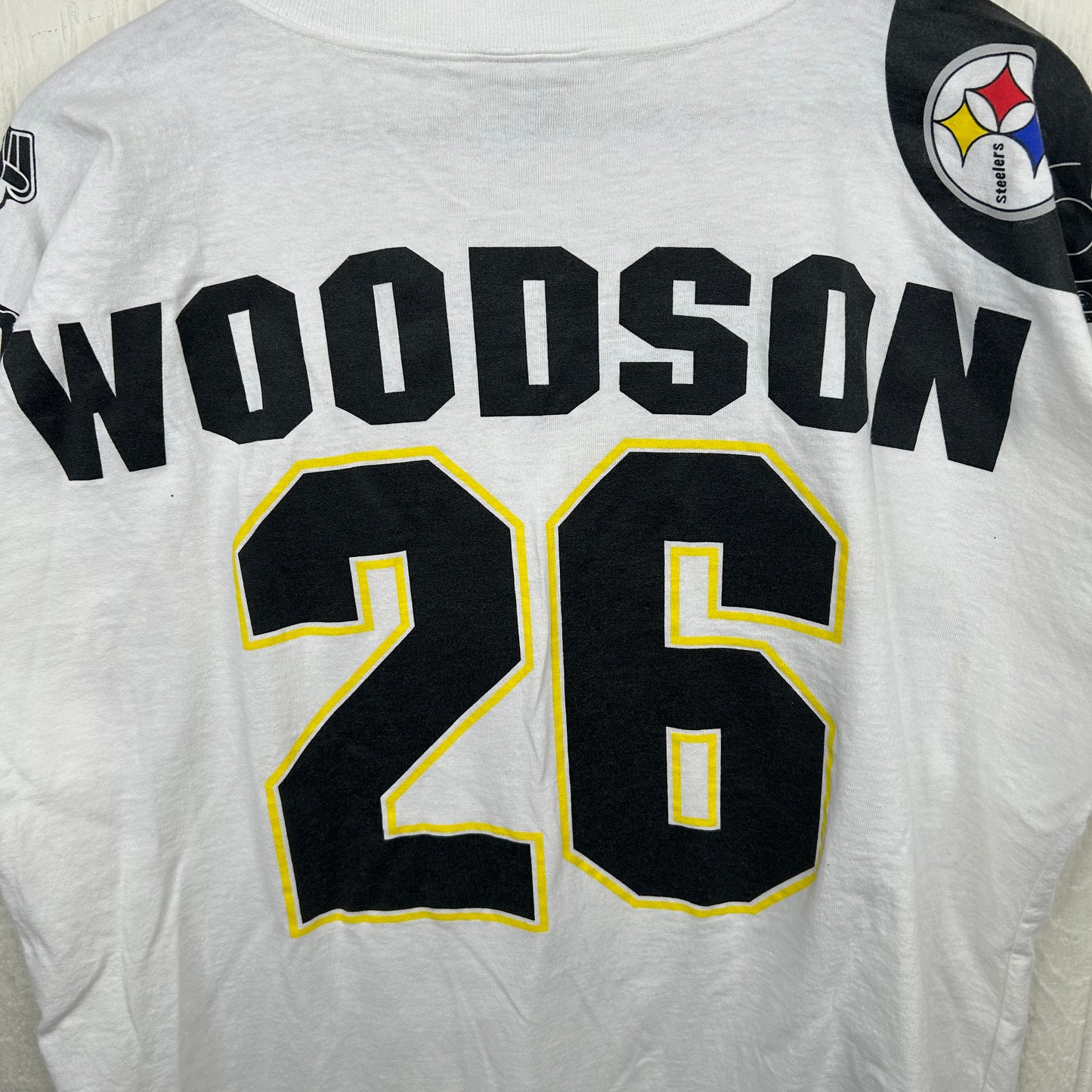 Vintage 1995 Pittsburgh Steelers Spell Out Graphic Tee (XL)