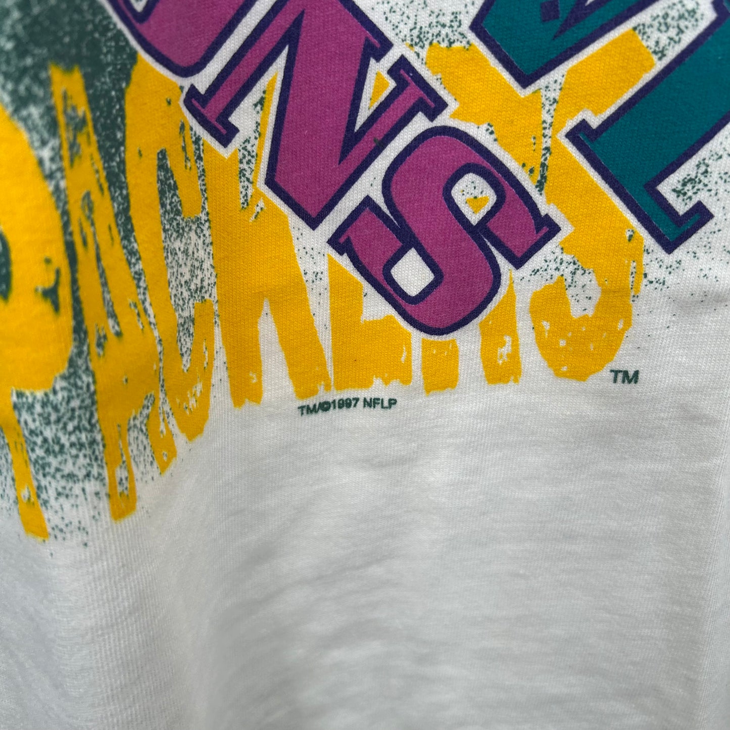 Vintage 1997 Green Bay Packers Super Bowl Champions Graphic Tee (XL)