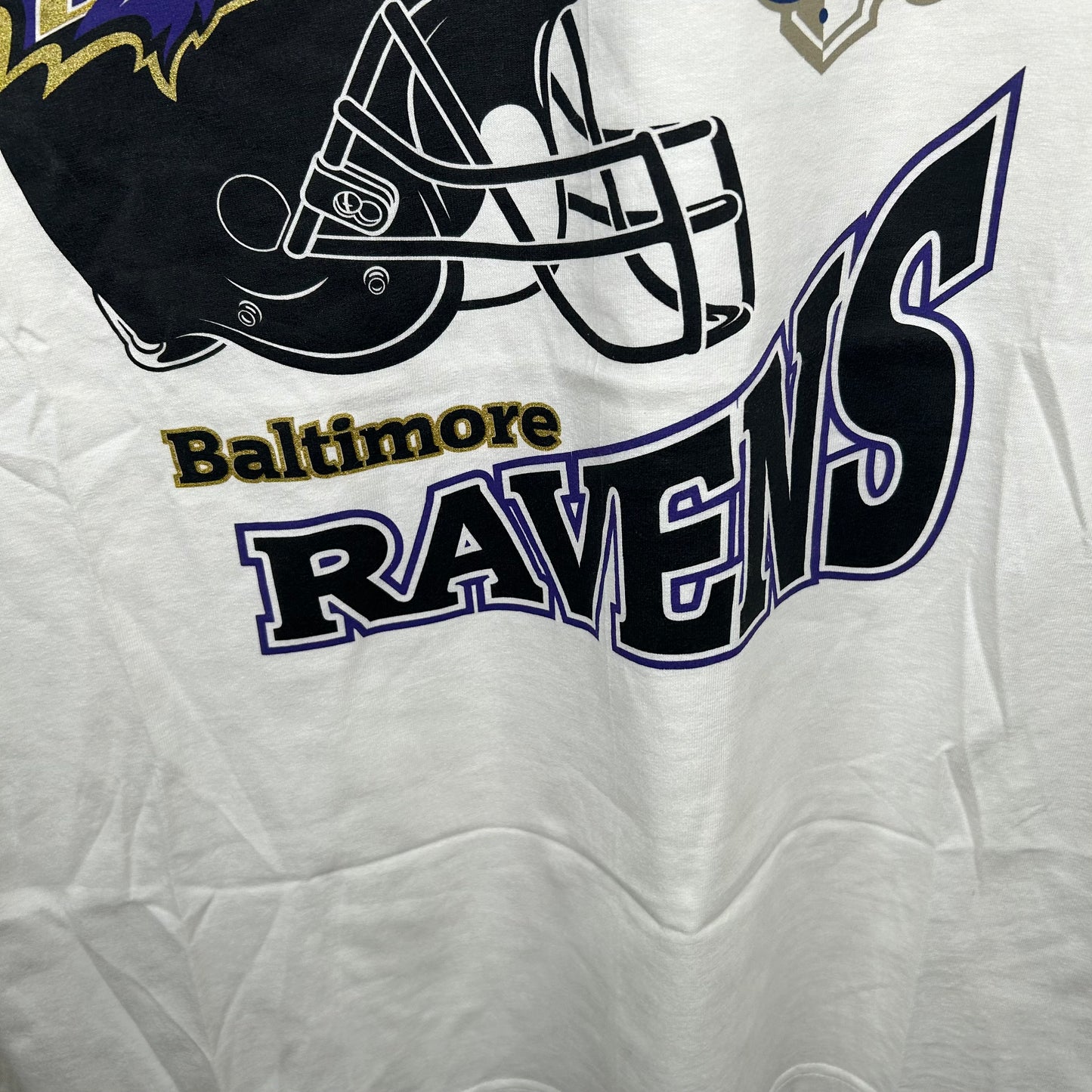 Vintage 90's Baltimore Raven AFC Champions Graphic Tee (XL)