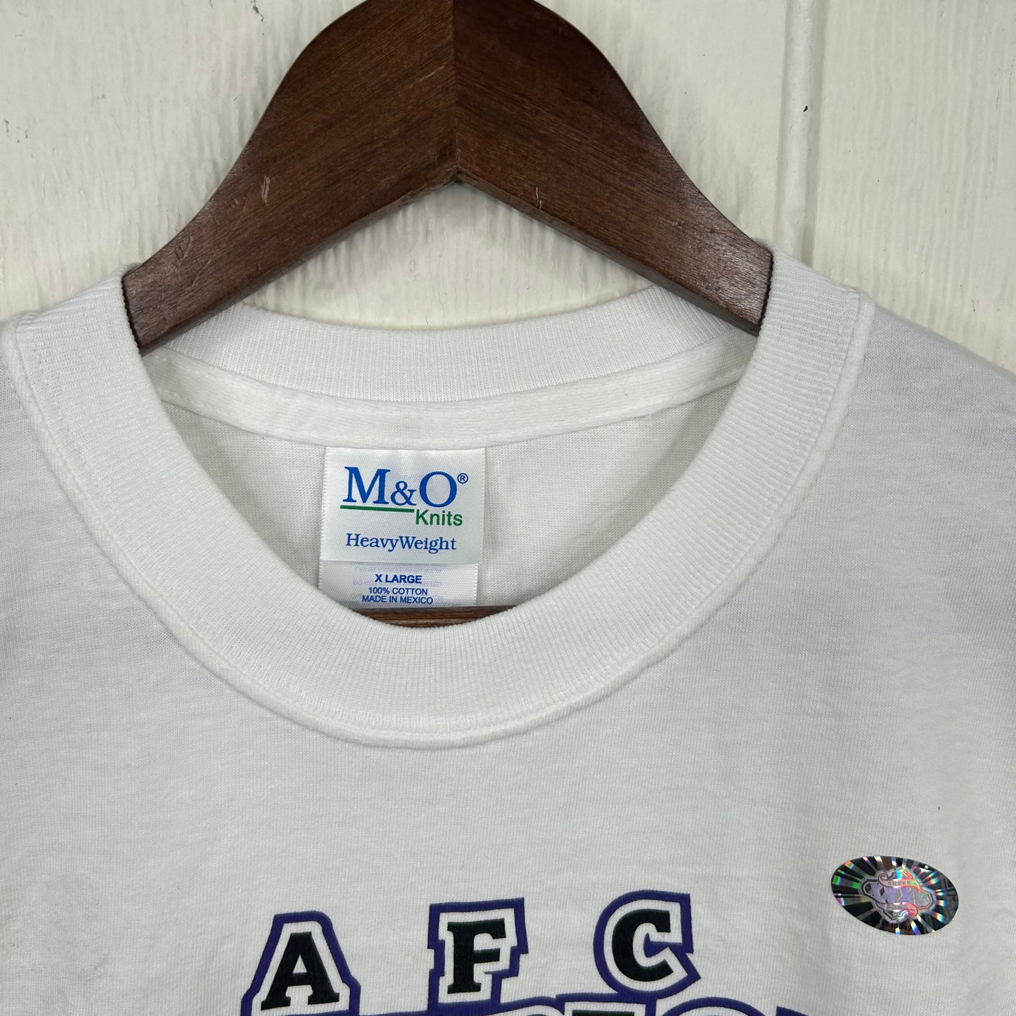 Vintage 90's Baltimore Raven AFC Champions Graphic Tee (XL)