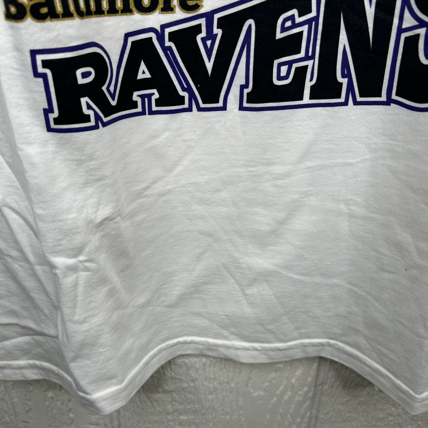Vintage 90's Baltimore Raven AFC Champions Graphic Tee (XL)