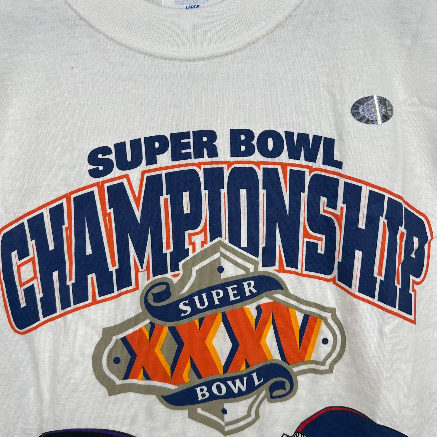 Vintage 2001 Super Bowl Championship Ravens vs. Giants Tee (L)