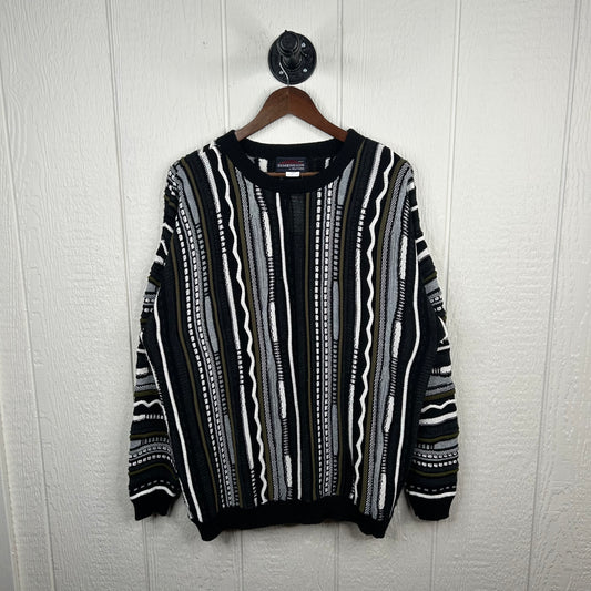 Vintage 90's Coogi Style Knit Baggy Sweater (XL)