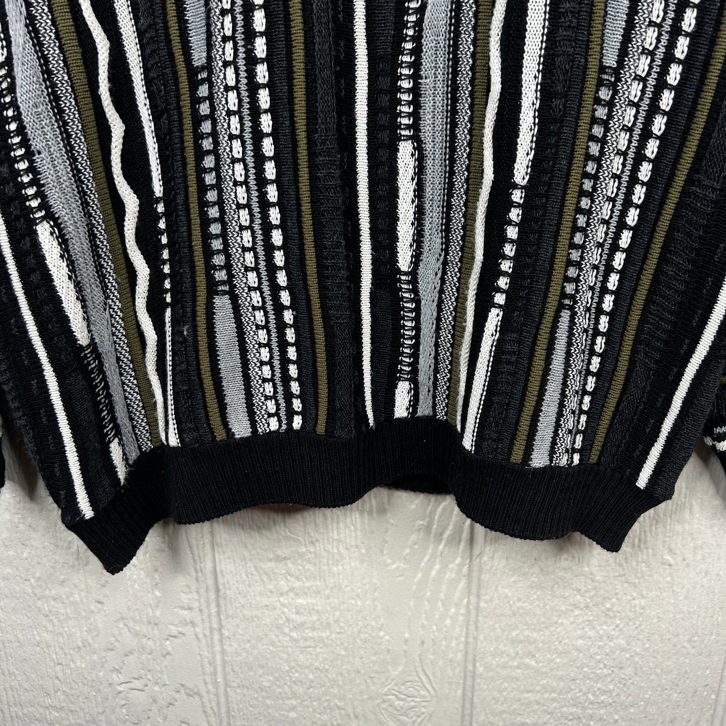 Vintage 90's Coogi Style Knit Baggy Sweater (XL)