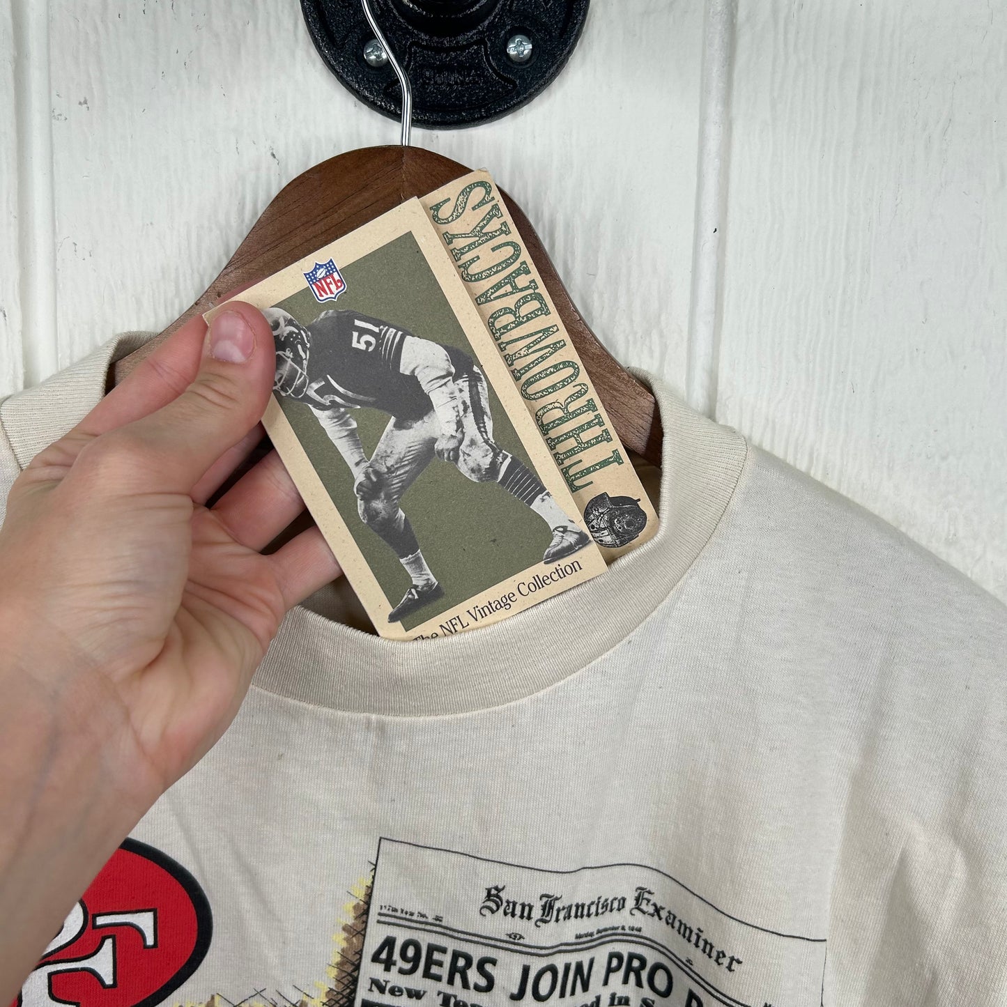 Vintage 1995 San Francisco 49ers Newspaper Graphic Tee (XL)