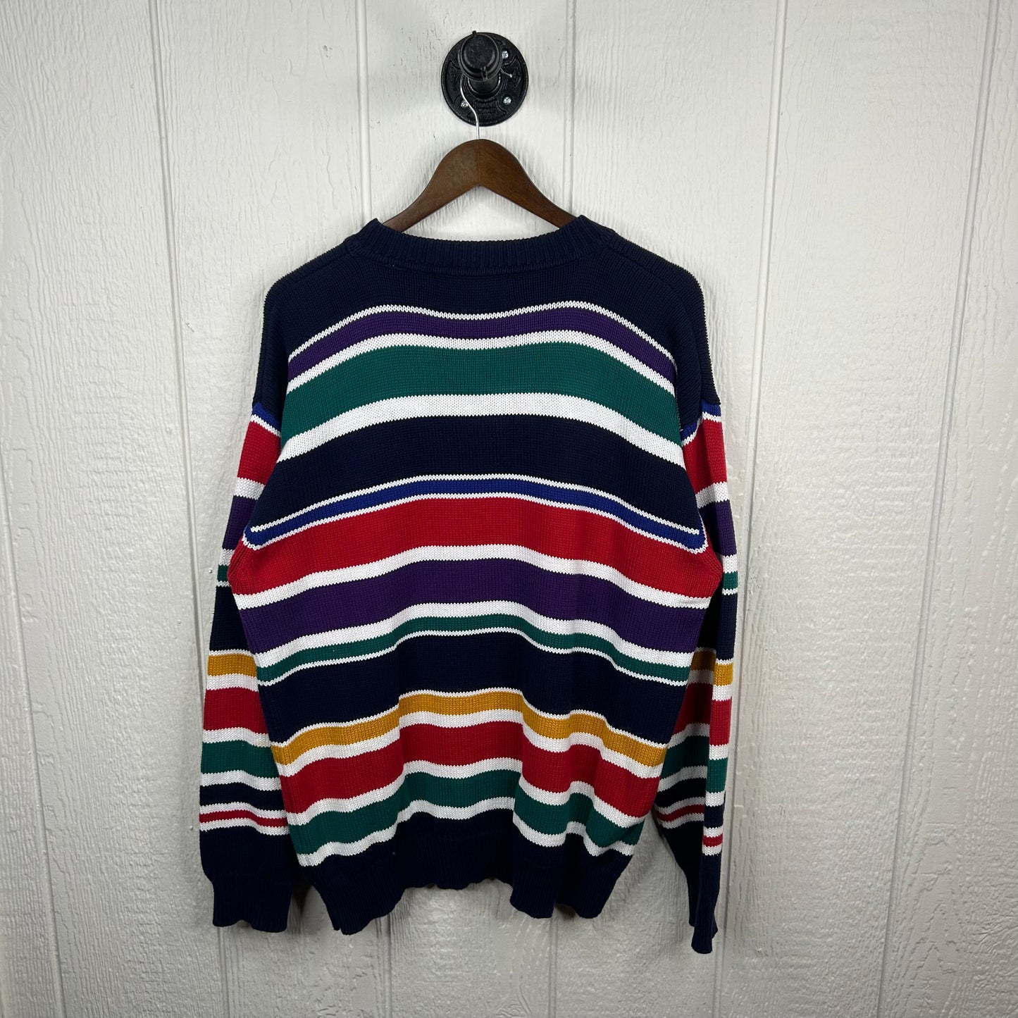 Vintage 90's American Eagle Striped Baggy Sweater (M)