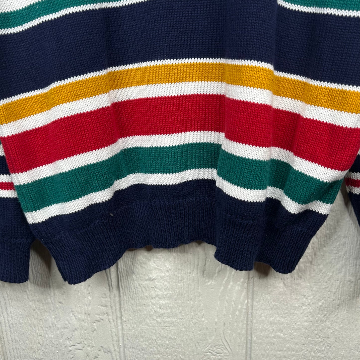 Vintage 90's American Eagle Striped Baggy Sweater (M)