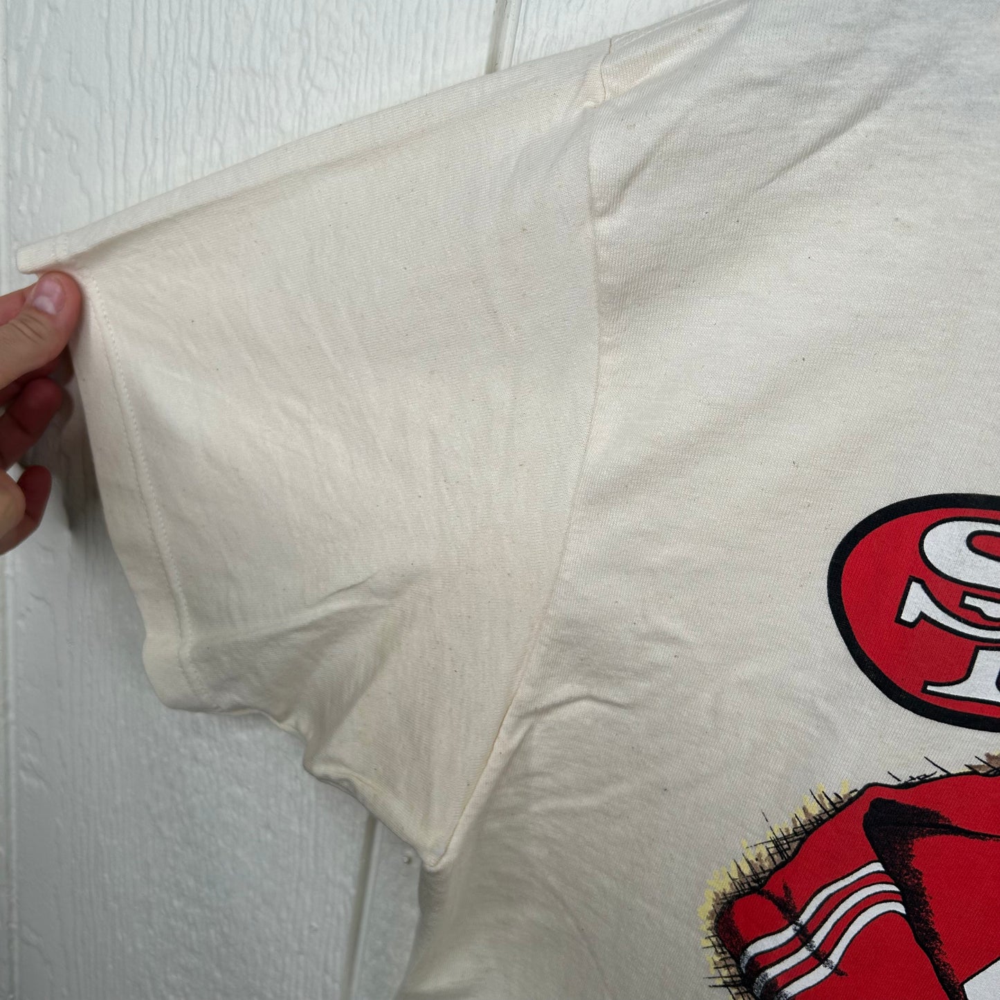 Vintage 1995 San Francisco 49ers Newspaper Graphic Tee (L)